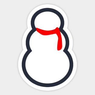 Snowman Sticker